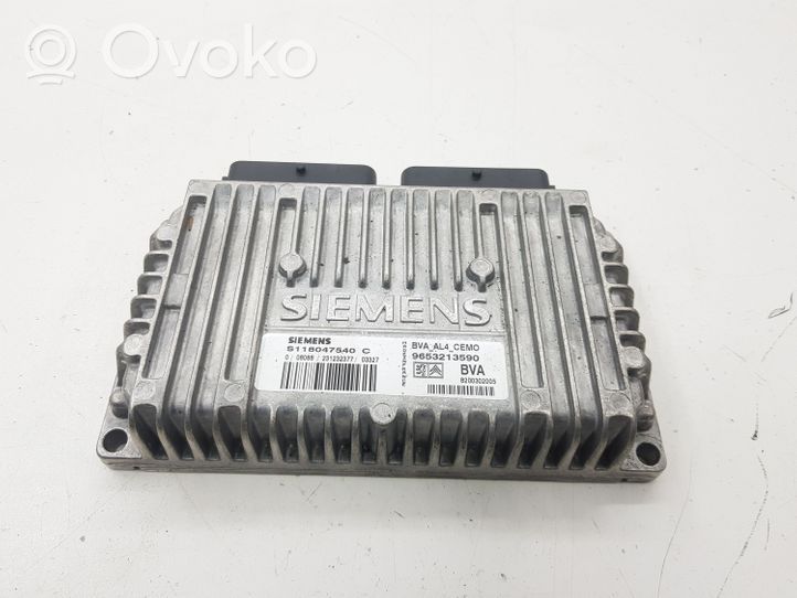 Citroen C8 Pavarų dėžės valdymo blokas 9653213590