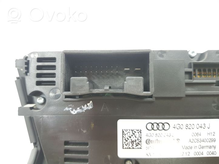 Audi A7 S7 4G Centralina del climatizzatore 4G0820043J