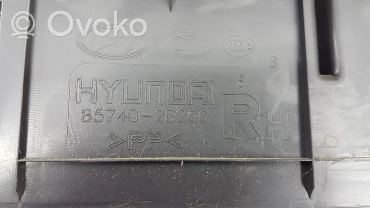 Hyundai Santa Fe Apatinis, bagažinės šono, apdailos skydas 857402B200