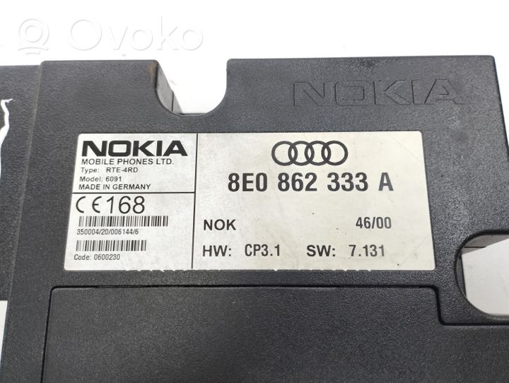 Audi A6 S6 C5 4B Puhelimen käyttöyksikkö/-moduuli 8E0862333A