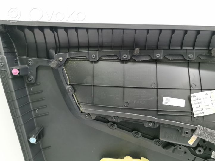 Hyundai Veloster Front door card panel trim 823602V900