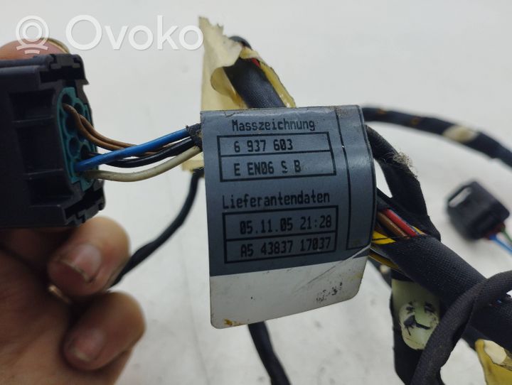 BMW X5 E53 Rear door wiring loom 4383717037