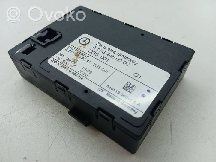 Mercedes-Benz C W203 Module de passerelle A2115403545