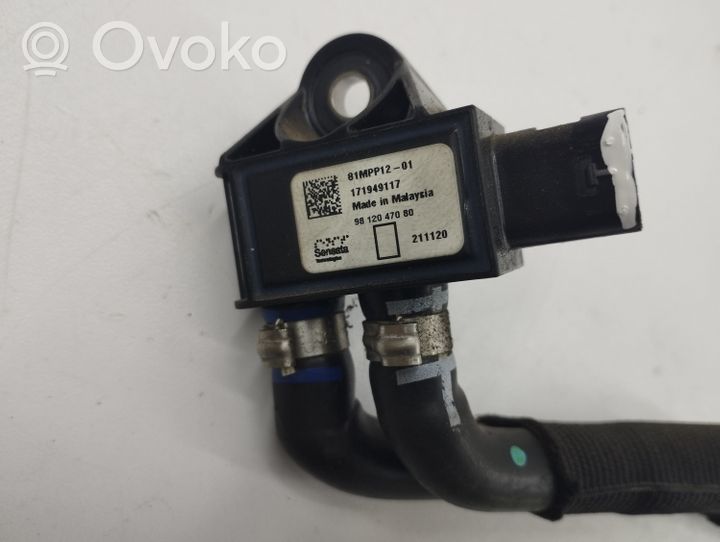 Opel Mokka B Sensore di pressione dei gas di scarico 9812047080