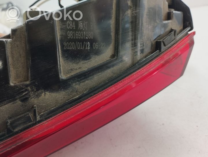 Citroen C5 Aircross Takaluukun takavalot 9816931980