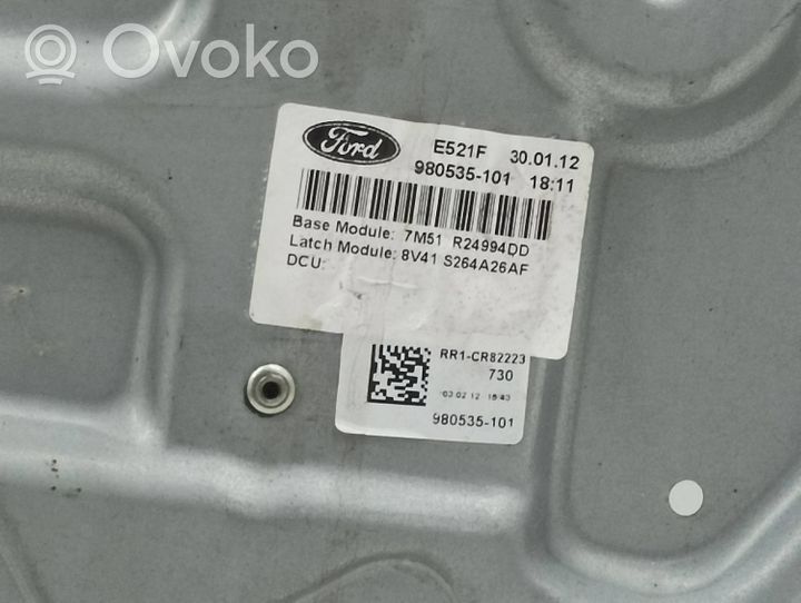 Ford Kuga I Takaikkunan nostomekanismi ilman moottoria 7M51R24994DD