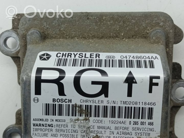 Chrysler Voyager Gaisa spilvenu vadības bloks 04748604AA