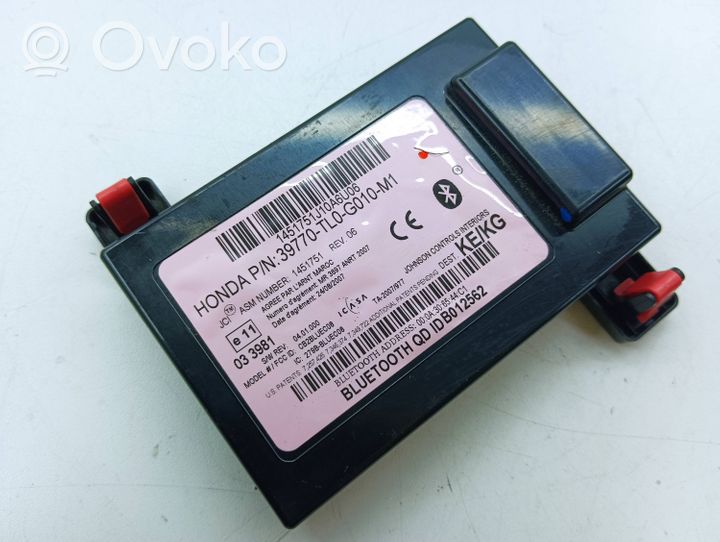 Honda Accord Moduł / Sterownik Bluetooth 39770TL0G010