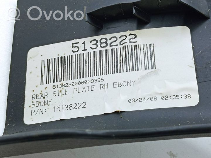 Saab 9-7X Takaoven kynnyksen suojalista 15177566