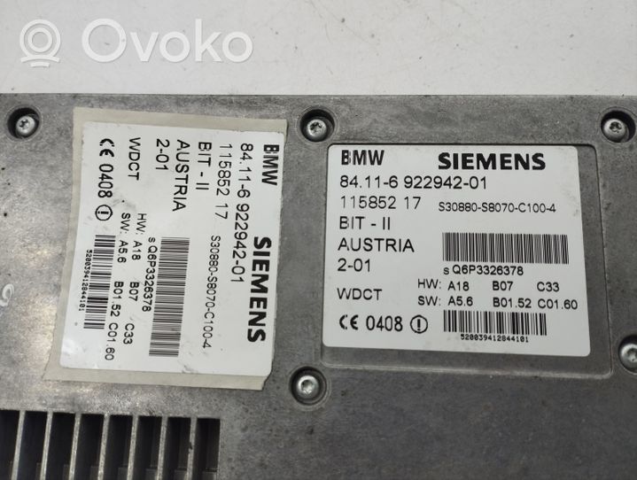 BMW X5 E53 Sterownik / Moduł sterujący telefonem 6922942