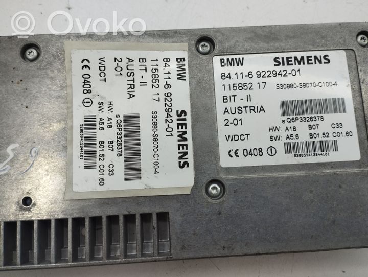 BMW X5 E53 Sterownik / Moduł sterujący telefonem 6922942