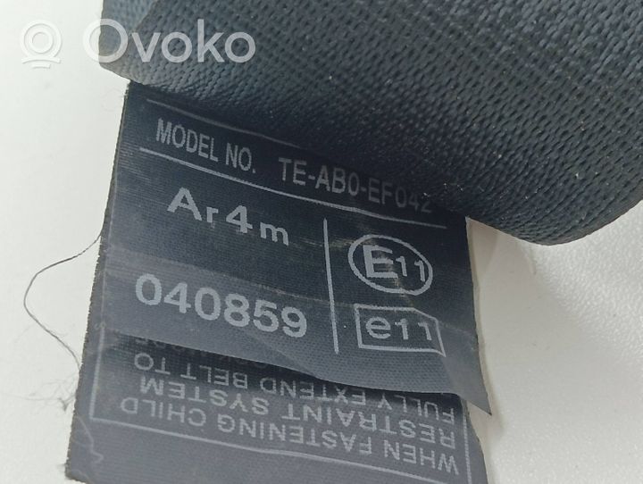 Toyota Corolla E120 E130 Pas bezpieczeństwa fotela tylnego 7336002171