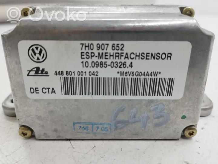 Porsche Cayenne (9PA) Sensore di imbardata accelerazione ESP 7H0907652