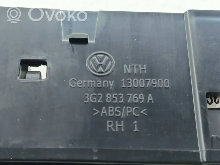 Volkswagen PASSAT B8 Interruttore luci di emergenza 3G2853769A