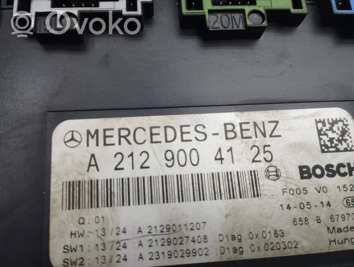 Mercedes-Benz CLS C218 X218 Ramka / Moduł bezpieczników A2129004125