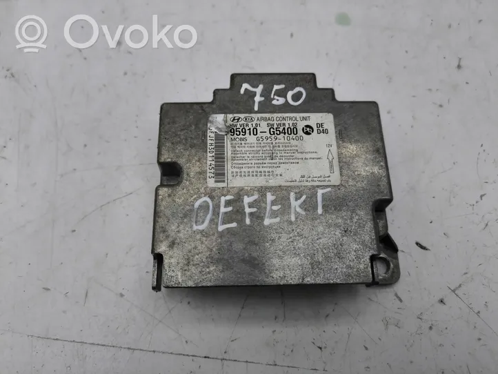 KIA Niro Module de contrôle airbag 95910G5400