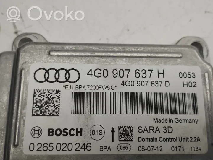 Audi A7 S7 4G ESP (stabilitātes sistēmas) vadības bloks 4G0907637H