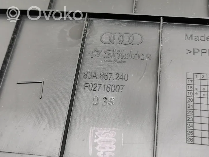 Audi Q3 F3 Osłona dolna słupka / B 83A867240