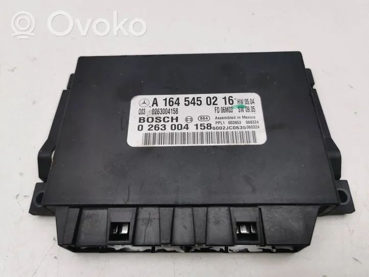 Mercedes-Benz ML W164 Unité de commande, module PDC aide au stationnement A1645450216