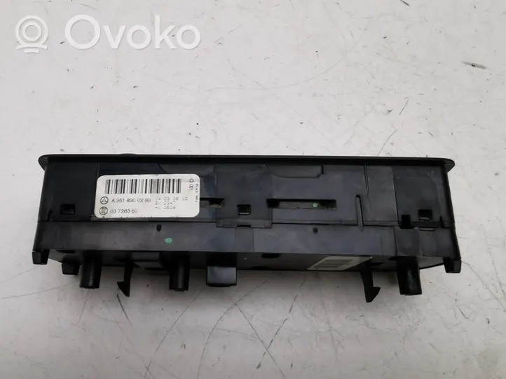 Mercedes-Benz ML W164 Interruptor del elevalunas eléctrico A2518300290