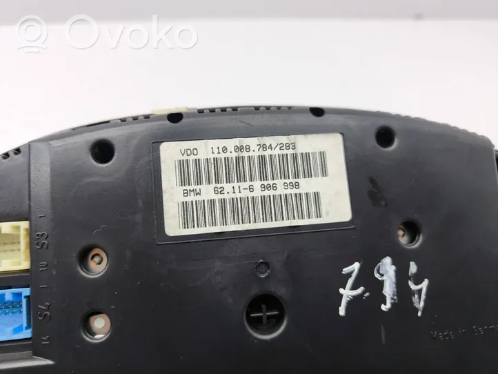 BMW 5 E39 Speedometer (instrument cluster) 6906998