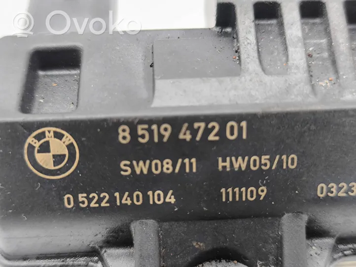 BMW 5 F10 F11 Przekaźnik / Modul układu ogrzewania wstępnego 8519472