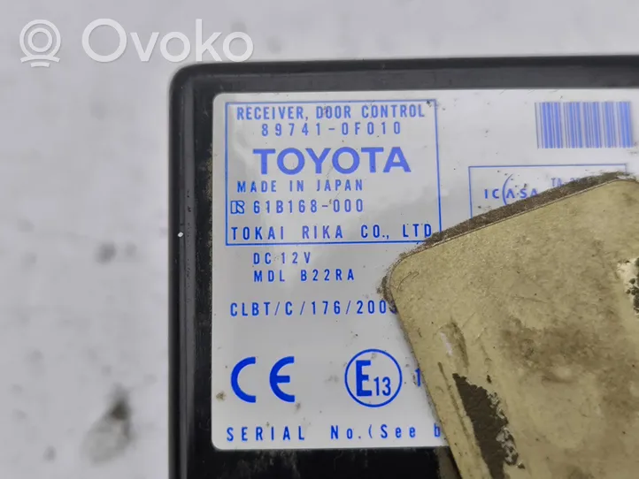 Toyota Corolla Verso AR10 Unité de commande module de porte 897410F010