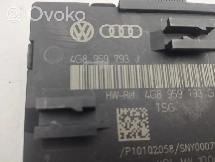 Audi A7 S7 4G Oven ohjainlaite/moduuli 4G8959793J