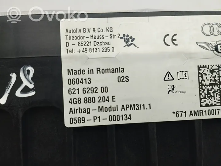 Audi A7 S7 4G Airbag de passager 4G8880204E