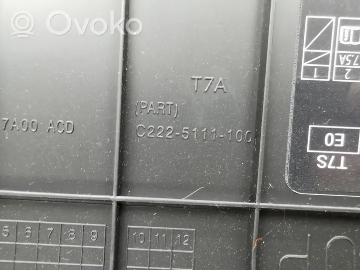 Honda HR-V Schowek deski rozdzielczej C2225111100