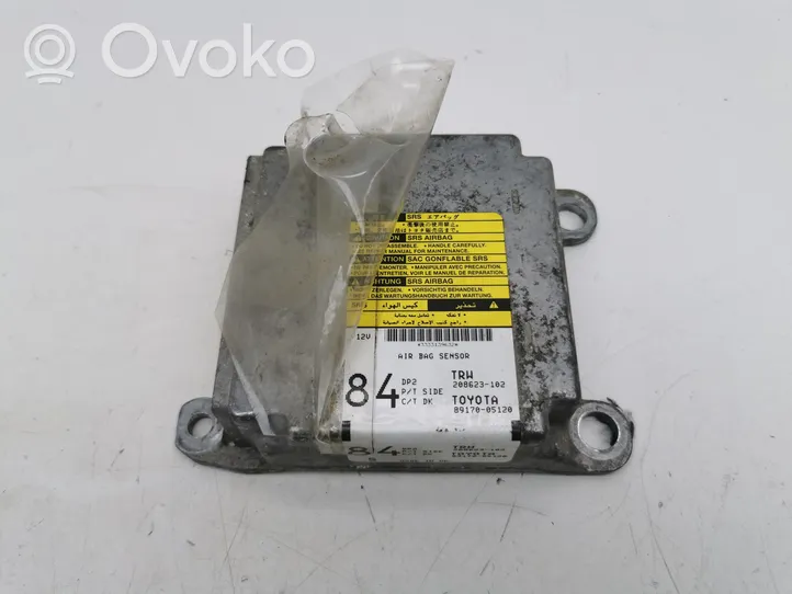 Toyota Avensis T250 Oro pagalvių valdymo blokas 8917005120