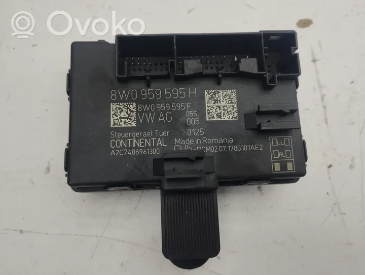 Audi A5 Unité de commande module de porte 8W0959595H