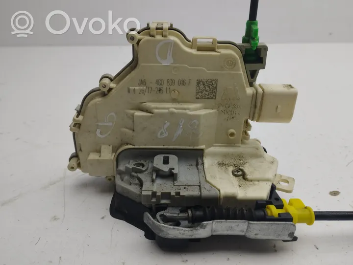 Audi A5 Zamek drzwi tylnych 4G0839016F