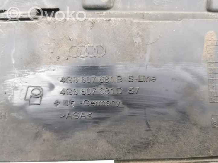 Audi A7 S7 4G Etupuskurin alempi jäähdytinsäleikkö 4G8807681B