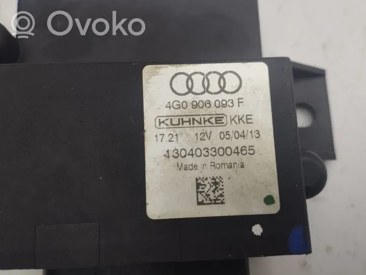 Audi A7 S7 4G Polttoaineen ruiskutuspumpun ohjainlaite/moduuli 4G0906093F