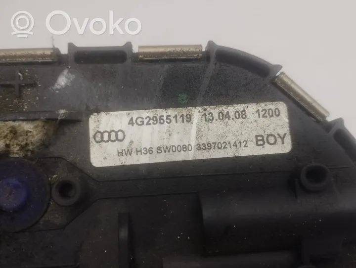 Audi A7 S7 4G Mechanizm i silniczek wycieraczek szyby przedniej / czołowej 4G2955119