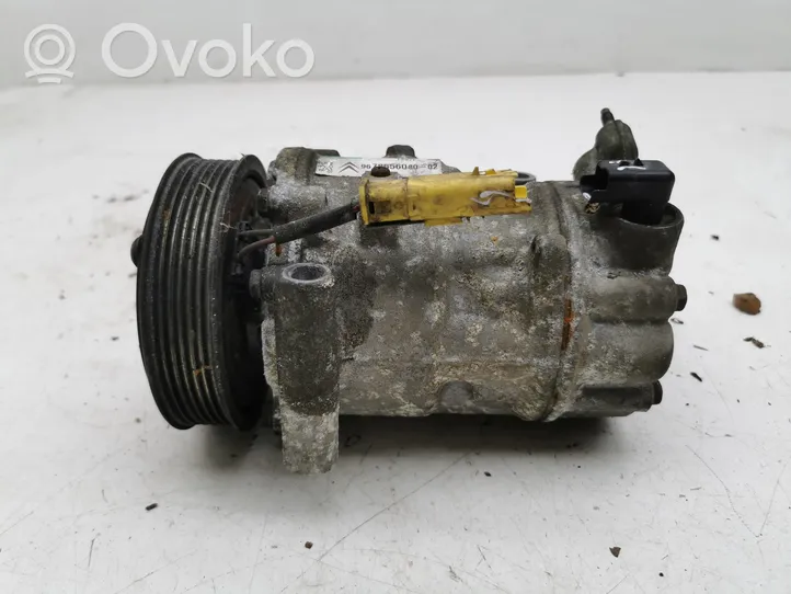 Peugeot 508 Air conditioning (A/C) compressor (pump) 9678656080