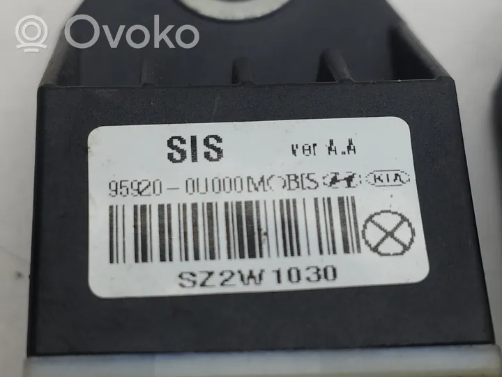 Hyundai i40 Capteur de collision / impact de déploiement d'airbag 959200U000