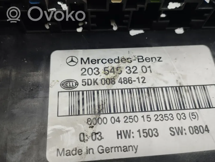 Mercedes-Benz C W203 Unité de contrôle SAM 2035453201
