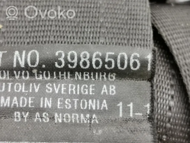 Volvo S80 Pas bezpieczeństwa fotela przedniego 39865061