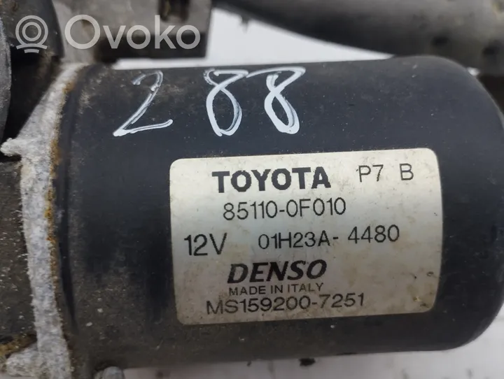 Toyota Corolla Verso AR10 Mechanizm i silniczek wycieraczek szyby przedniej / czołowej 851100F010