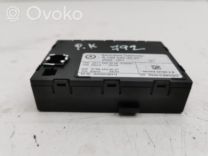 Mercedes-Benz B W245 Gateway control module A1695403945