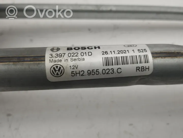Volkswagen Golf VIII Etupyyhkimen vivusto ja moottori 5H2955023C