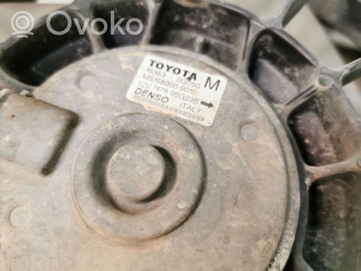 Toyota Avensis T250 Jäähdyttimen jäähdytinpuhallin 163630G060A