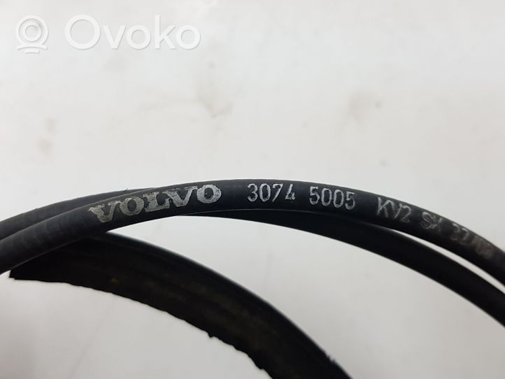 Volvo V50 Engine bonnet/hood lock release cable 30745005