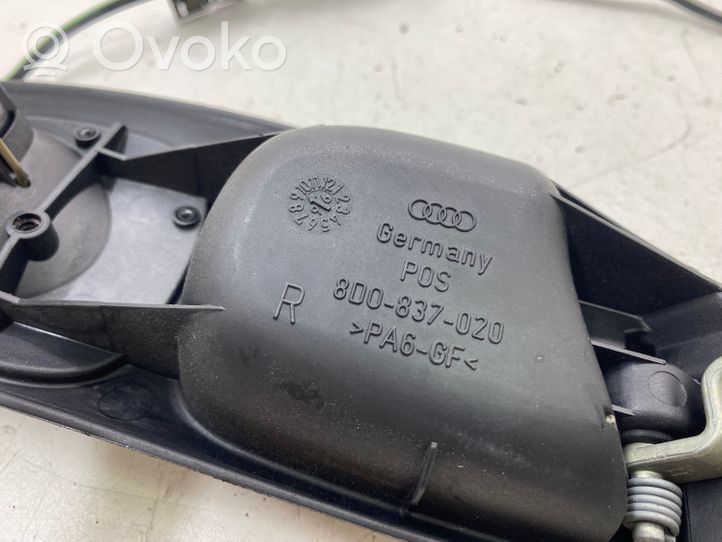 Audi A4 S4 B5 8D Klamka wewnętrzna drzwi przednich 8D0837020