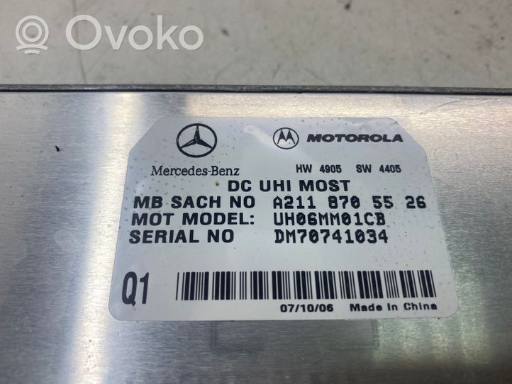 Mercedes-Benz R W251 Module unité de contrôle Bluetooth A2118705526