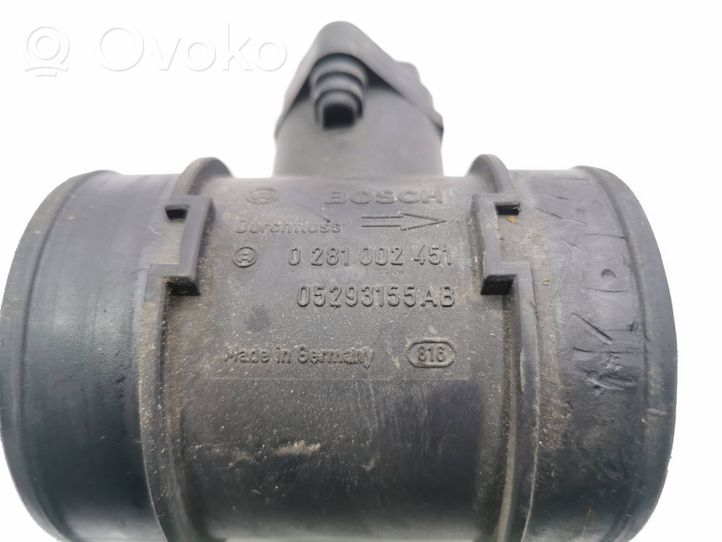 Chrysler Voyager Mass air flow meter 05293155AB