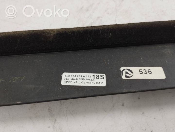 Audi Q7 4L Front door glass trim molding 4L0853283A