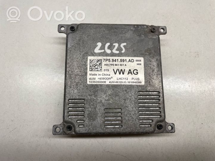 Volkswagen Golf VII Module de ballast de phare Xenon 7P5941591AD